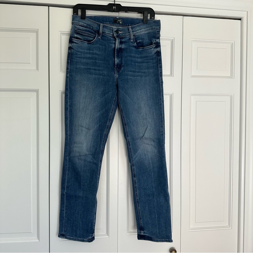 EUC MOTHER Dazzler Mid Rise Ankle Jeans